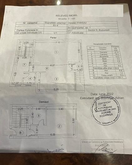 De vanzare Apartament 3 Camere Crangasi - Poză 9