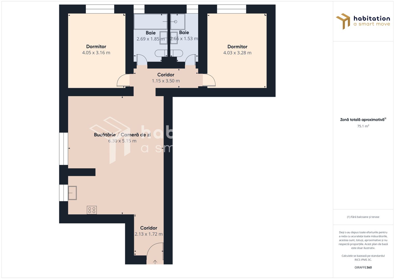 Apartament 3 camere, spațios si vibrant, pet friendly, in Braytim - Poză 24
