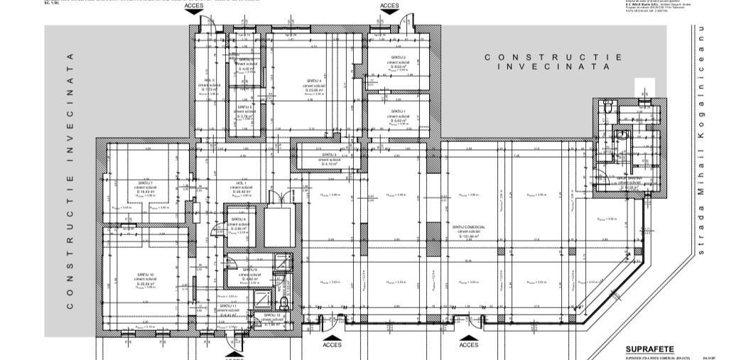 Spatiu comercial 268 mp Piata Cetatii | Vitrina mare | Parcare - Schiță 10