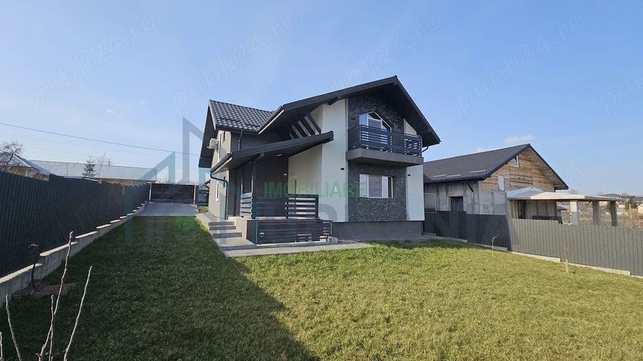 Casă modernă, 5 camere, clasa A, vedere lac, 500 mp teren, Ciurbești, Miroslava - Poză 6