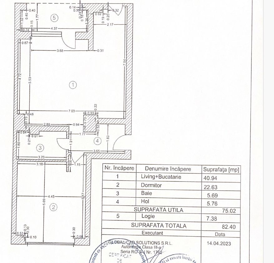 2 Camere PREMIUM || Parter cu Grădină 26mp || Brick Loft - Schiță 24