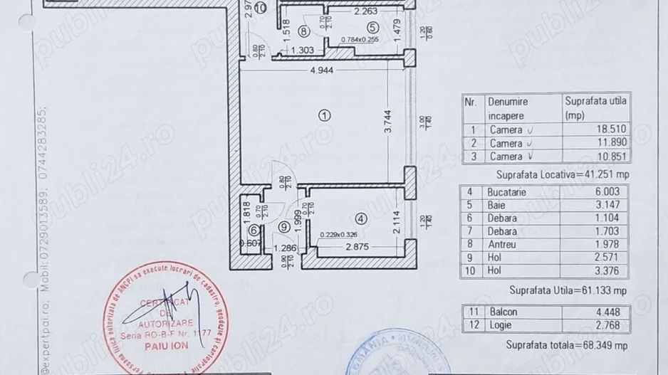 SUPER OFERTA! APARTAMENT MODERN 3 CAMERE METROU ROMANCIERILOR COMISION O!!! - Poză 12