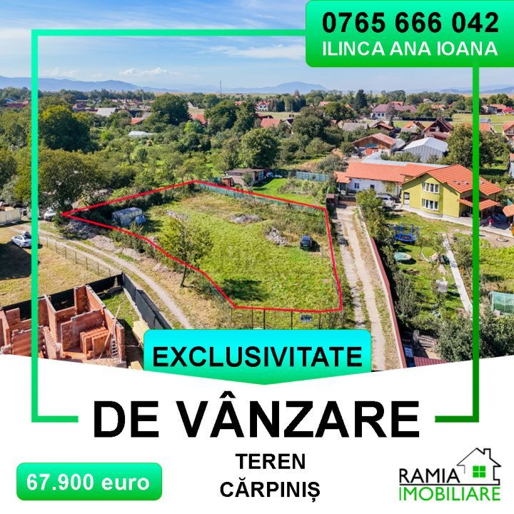 TEREN INTRAVILAN DE VÂNZARE -CĂRPINIȘ – BRAȘOV - Poză 1