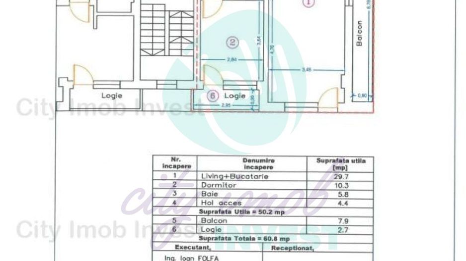 Apartament in zona Floreasca-Tei cu terasa de 8mp - Poză 8