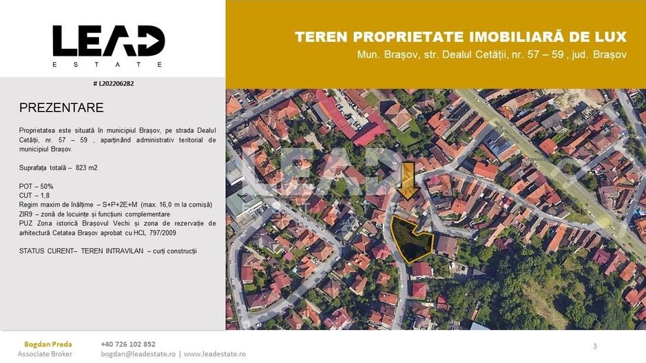 TEREN PROPRIETATE IMOBILIARA DE LUX - Poză 3