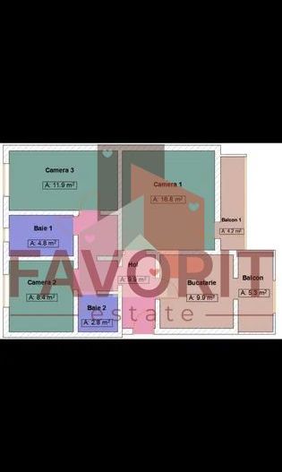 Apartament 3 camere decomandat | Zona Aradului - Poză 6