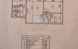 Vanzare apartament 2 camere Lizeanu - Schiță 18