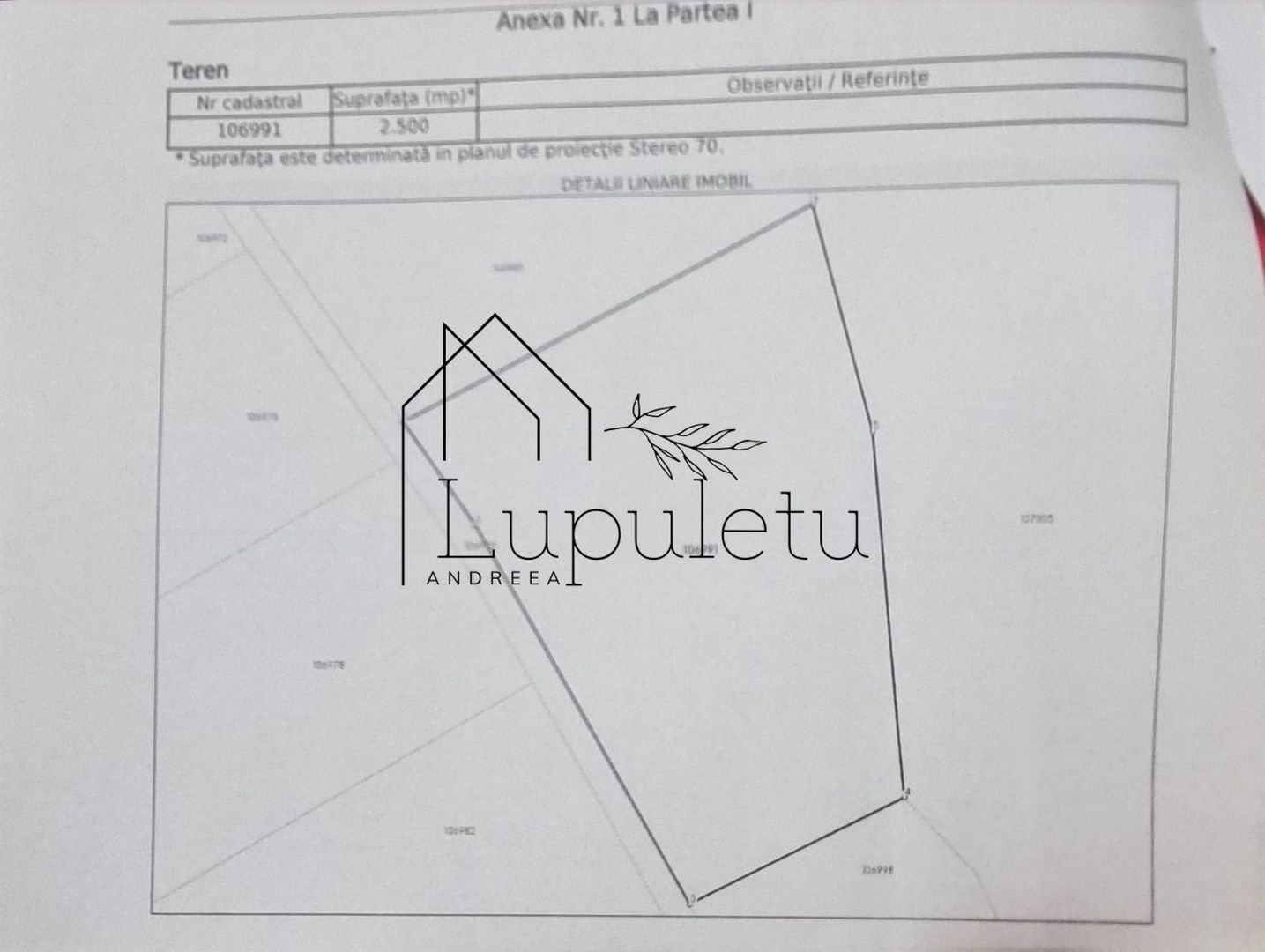 Teren Extravilan de Vânzare – 2.500 mp | Hamba | Zonă în Dezvoltare - Poză 2