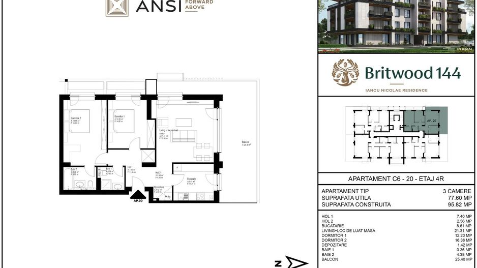 Blocul 6 din ansamblul rezidențial Britwood 144 – Erou Iancu Nicolae - Poză 19