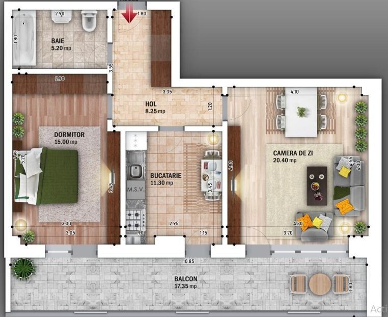 2cam.dec./13min -pe jos Metrou N.Grigorescu,sector 3 - Poză 2