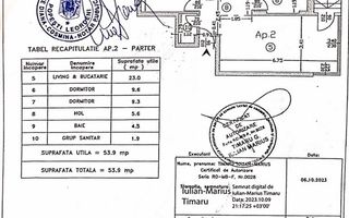 Apartament cu 3 camere, gata de mutare, imobil nou cu curte - Schiță 6