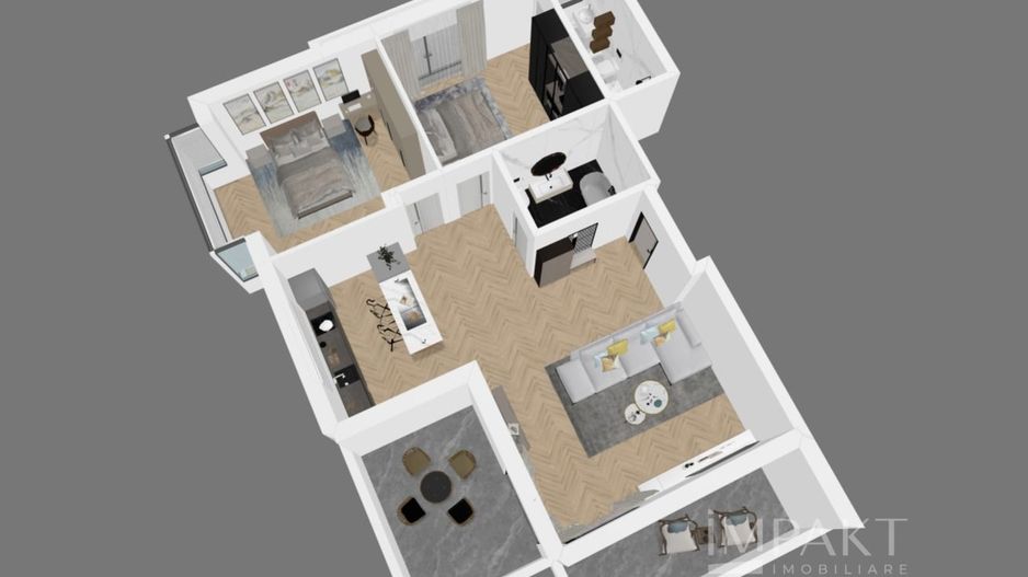 Penthouse cu Vedere Panoramica si Linistea Padurii | Terra, Floresti - Poză 1
