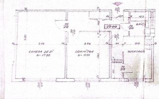 Metrou 1 Decembrie Apartament 2 Camere Decomandat Etaj 1/4 - Schiță 7