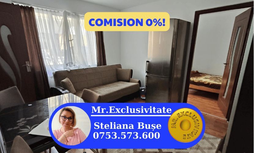 Apartament 2 camere – parter, centrală proprie– zona Gara / Piața Mică - Poză 1