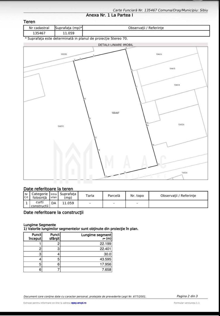 Teren intravilan de vânzare | Zona Industrială Vest, Sibiu | 11.000 mp - Poză 1