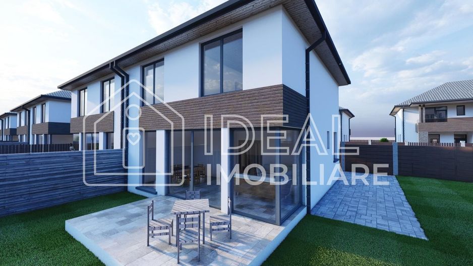 Duplex Modern cu 4 camere si gradina, In Selimbar - Poză 1