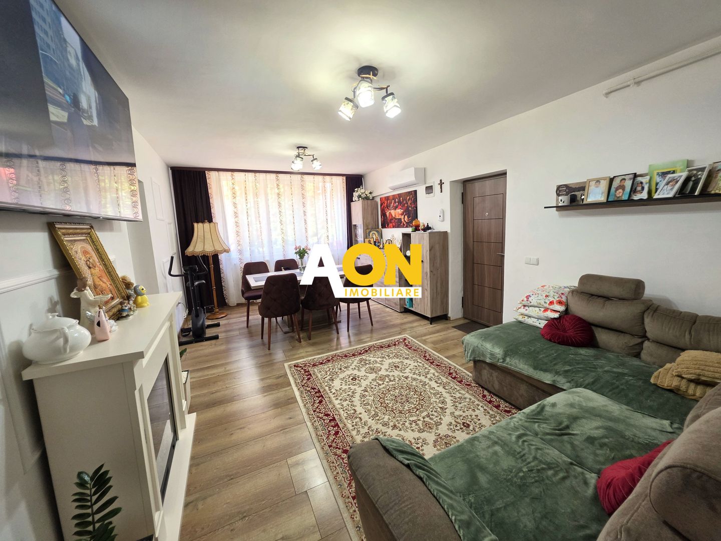 Apartament 3 camere, 2 balcoane, decomandat, mobilat, utilat, Ampoi 3 - Poză 2
