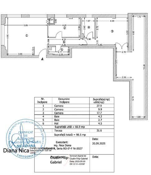 3 CAMERE || DOROBANTI CAPITALE - Schiță 16