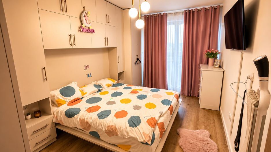 Apartament premium cu 3 camere | 75 mp + terasă | Complet mobilat și utilat - Poză 5