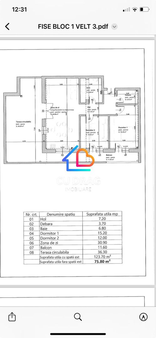 Penthouse 3 camere Selimbar- Confort si priveliste de vis - Poză 3