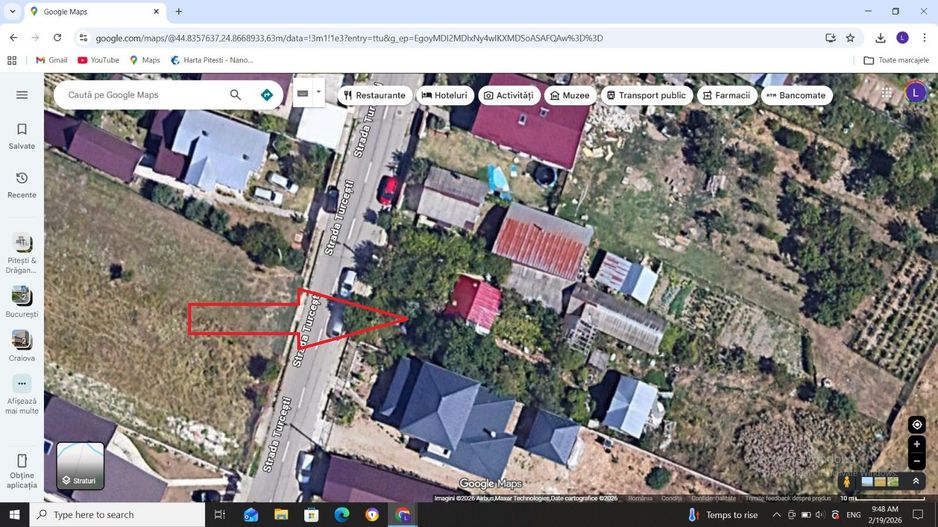 Teren 1053 mp cu deschidere 18 m – Războieni, str. Turcești - Poză 5