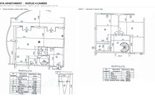 Duplex 4 camere // 179 mp utili + terasa 49 mp / 1 Parcare // Floreasca - Schiță 61