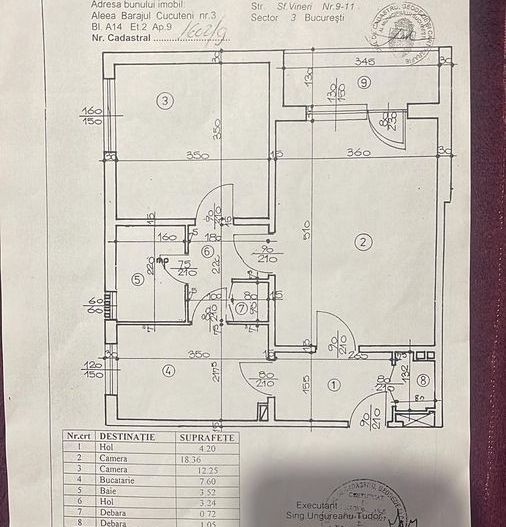 Ap 2 camere  zona parc/metrou Titan - Poză 3