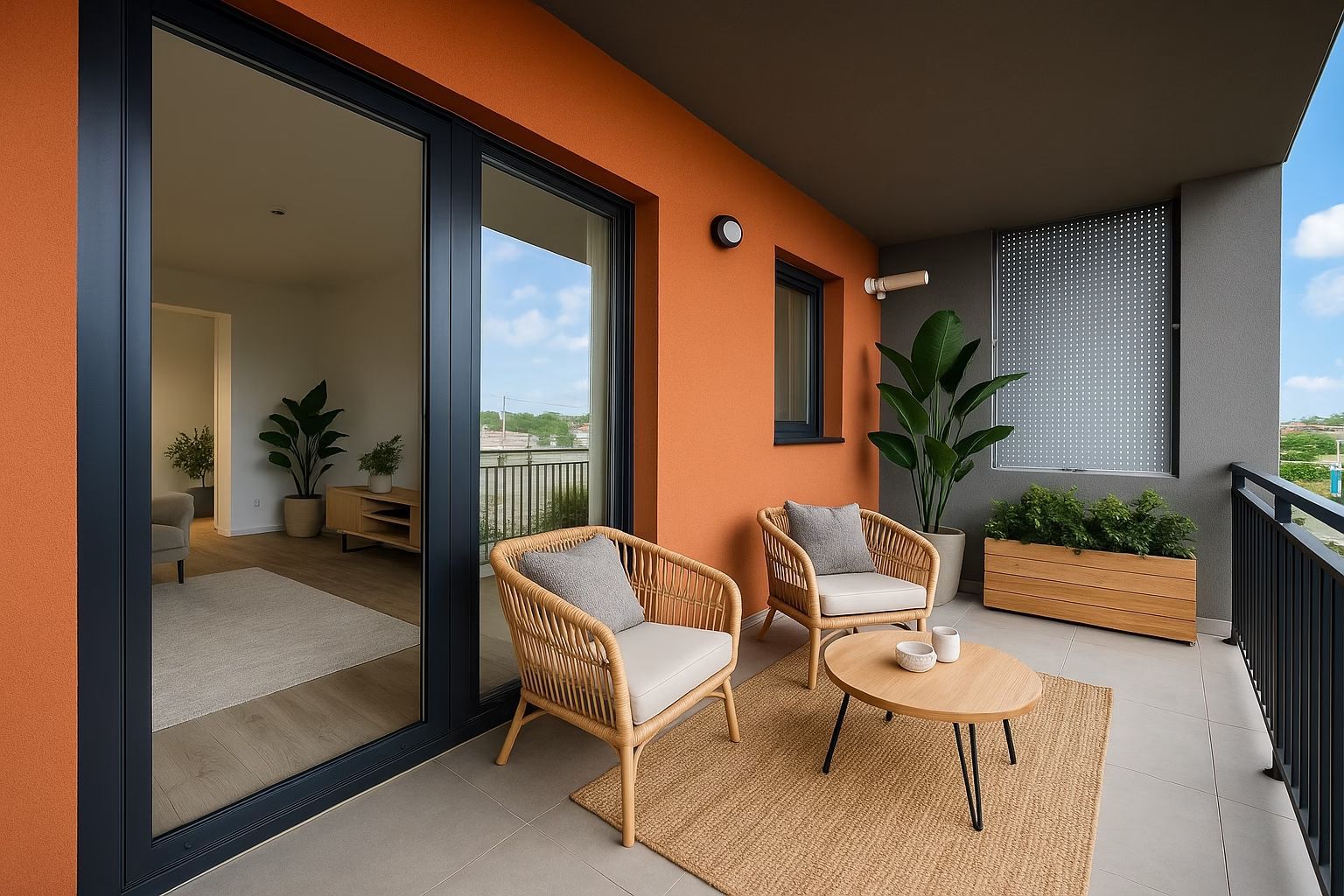 Apartamentul nr. 13 | 2 camere decomandat | Etaj 2 | Terasă 8,61 mp | - Poză 4