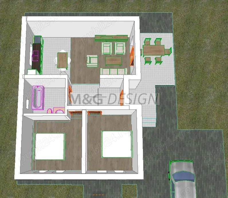 Casa individuala parter Sanandrei - Poză 25