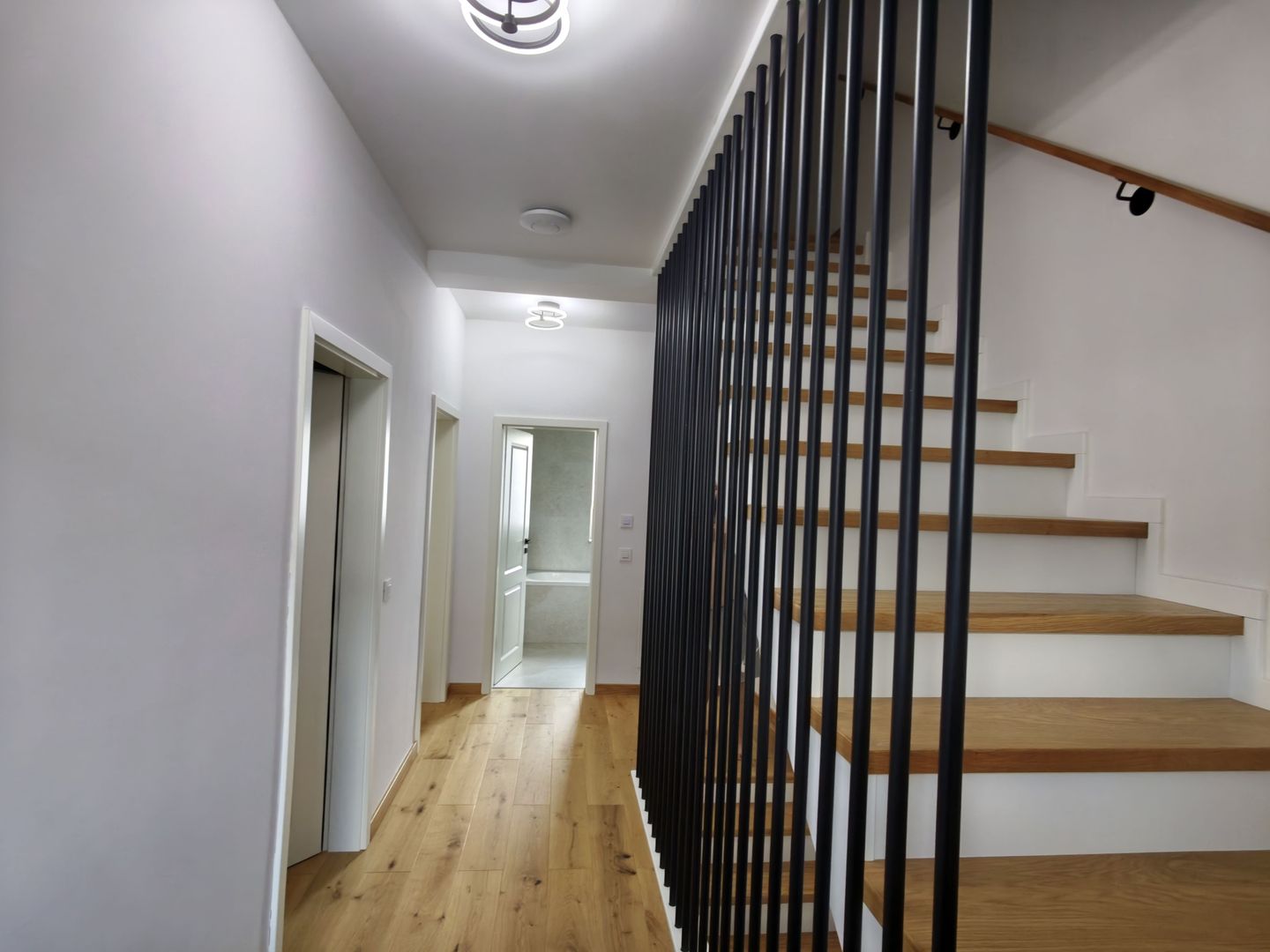 Casa Insiruita Sacalaz P+E+M 4 Camere,3 Bai,Clasa Energetica A+, Mobilata - Poză 6