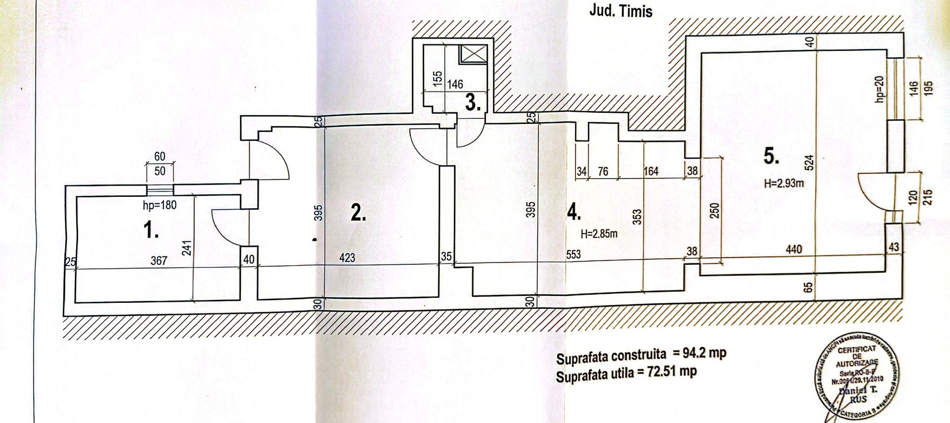 Spațiu comercial de 72 mp de închiriat în zona Traian - Schiță 10