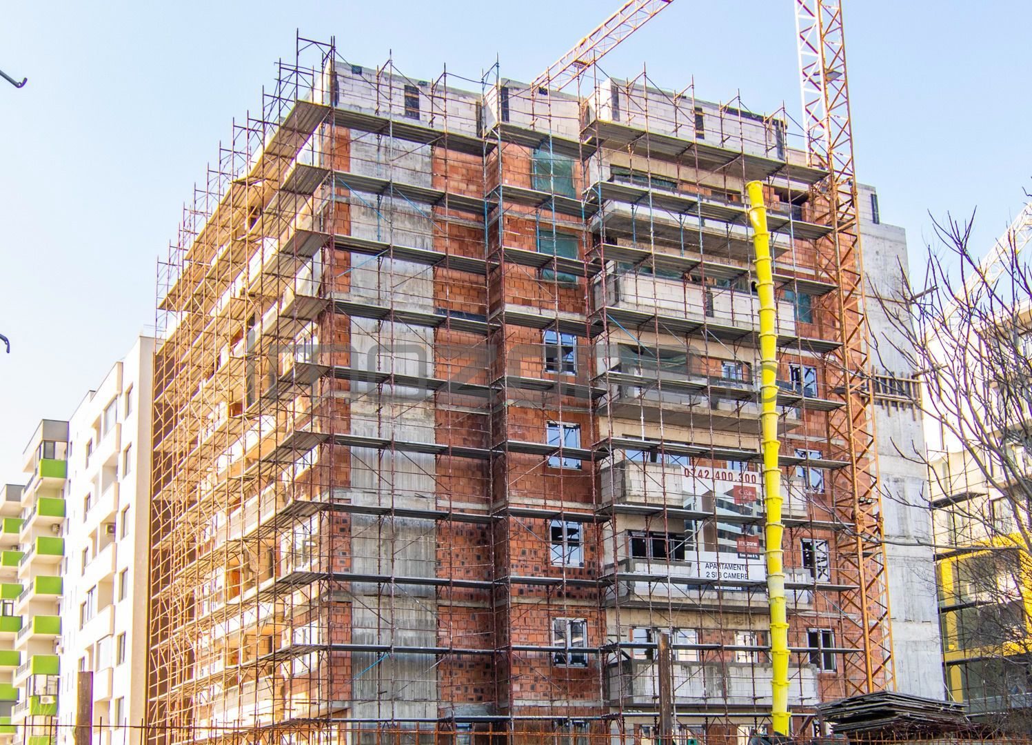 2 CAMERE, decomandat, vedere SUD, ETAJ 3 = 71.428 EURO = 64mp. FINISAT - Poză 3