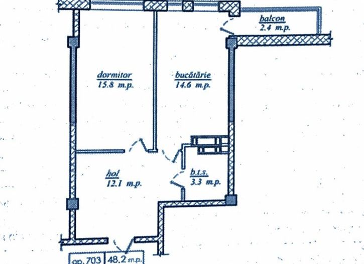 Vânzare, apartament, 1 cameră, str. Nicolae Dimo, Durlești. - Poză 2