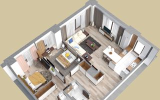 Apartament 3 camere Tip A1 1 - Poză 3