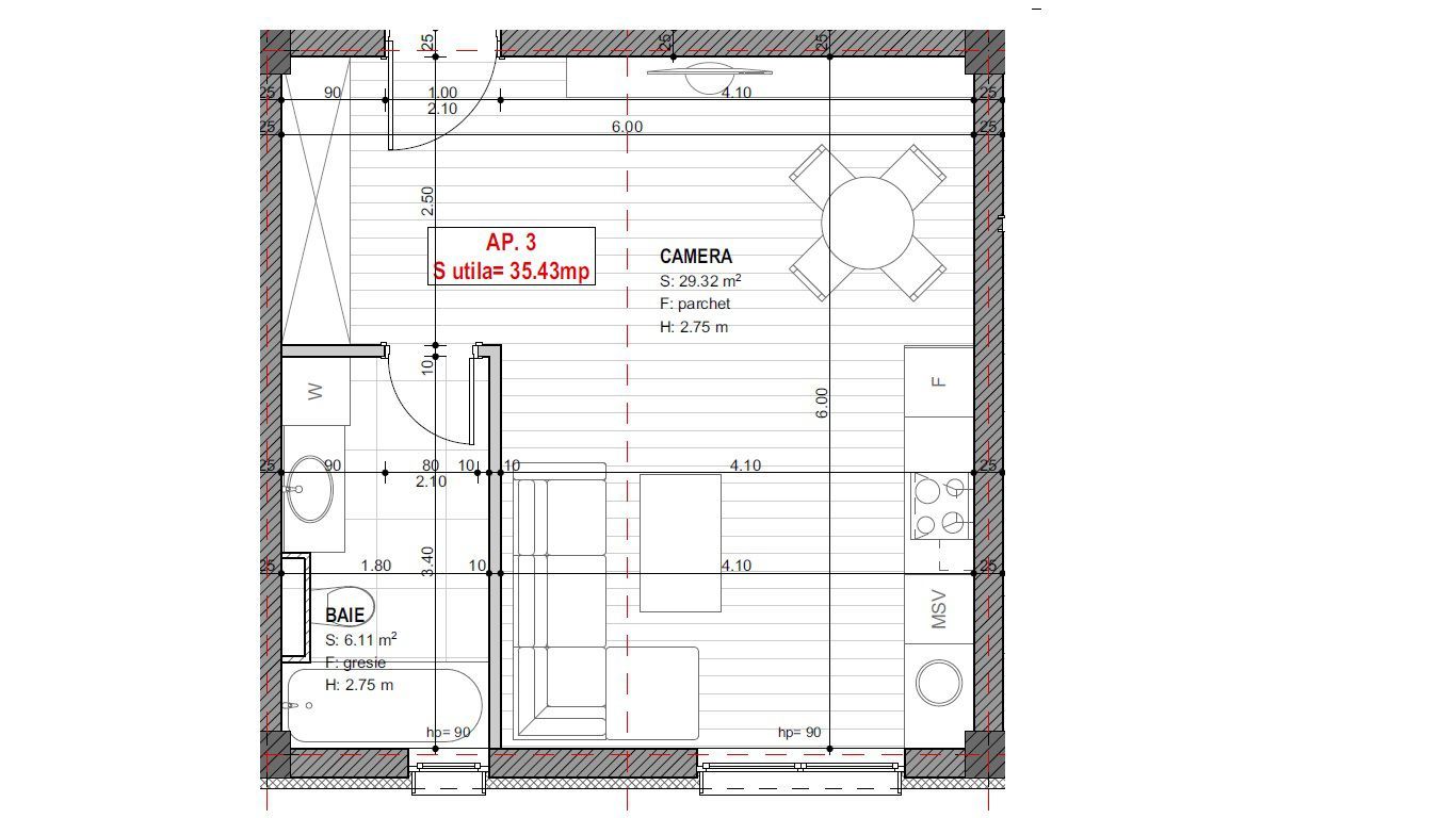 Giroc-ESO | Apartamente de 2 si 3 camere| Bloc cu lift - Poză 16