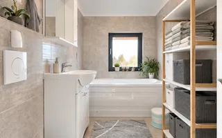 Apartament cu 2 camere mobilat | Etajul 1 | 57 mp utili | in Giroc la asfalt. - Poză 13