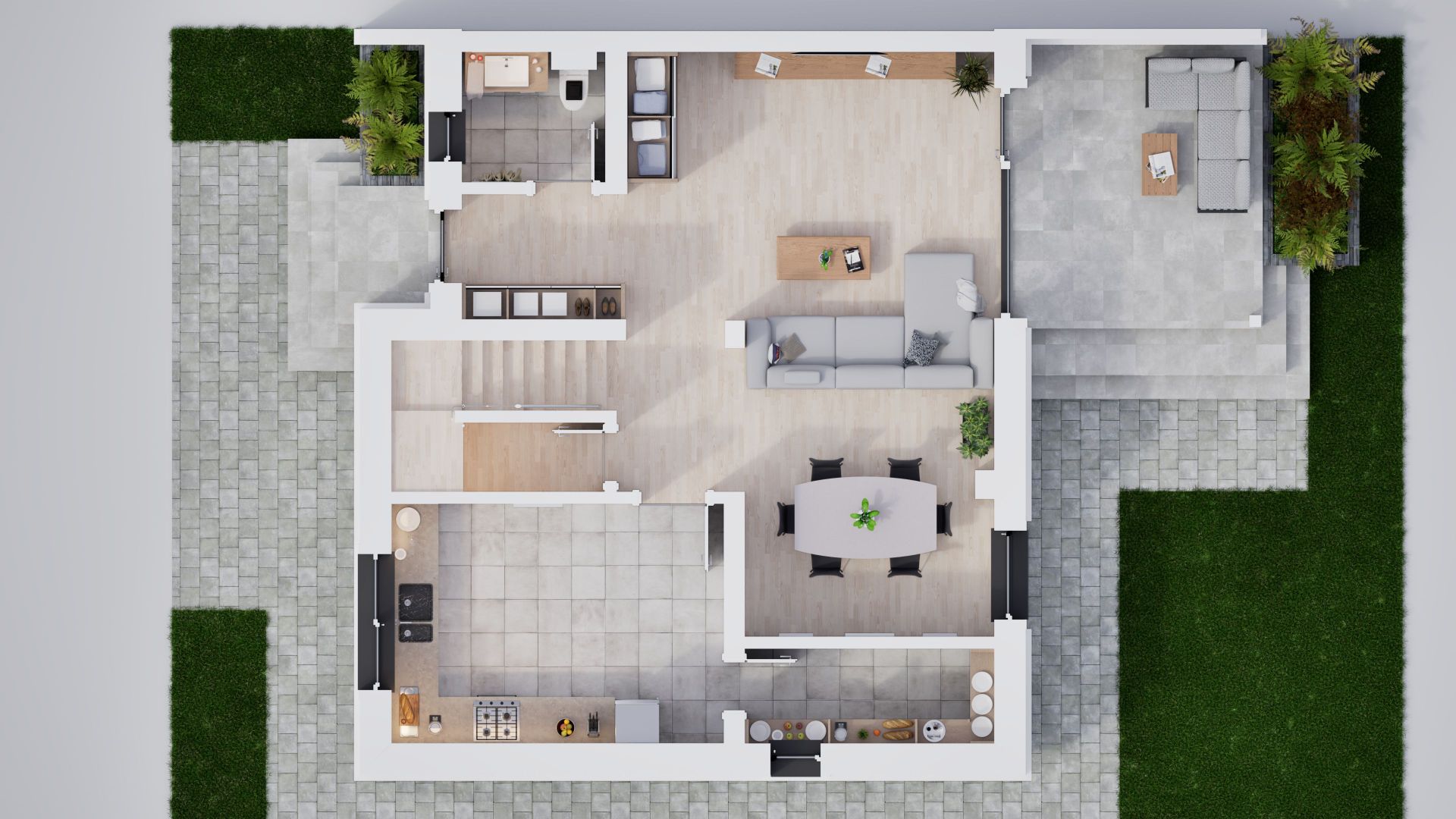 Casa tip duplex - 300 mp teren - Sura Mica - Schiță 6