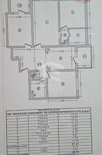 Apartament 4 camere– Zona Teiul Doamnei - Poză 26