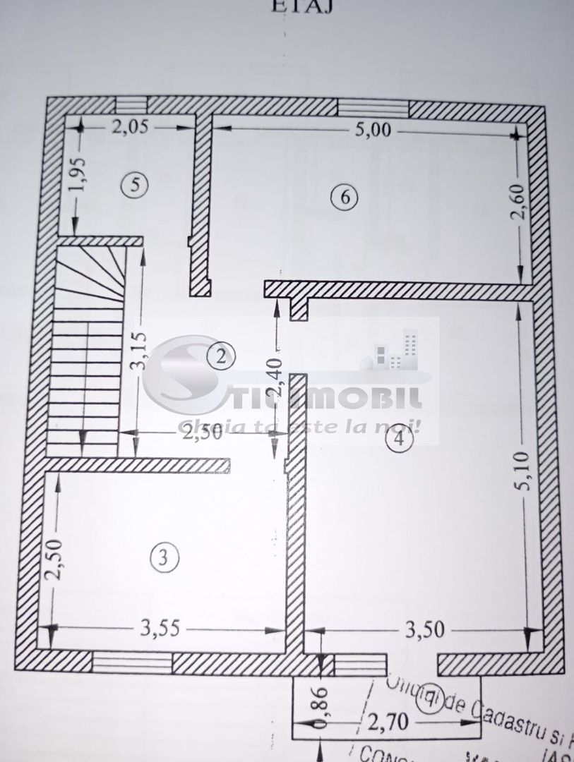 Apartament cu 2 camere,decomandat in Miroslava - 86900 euro ! - Schiță 5