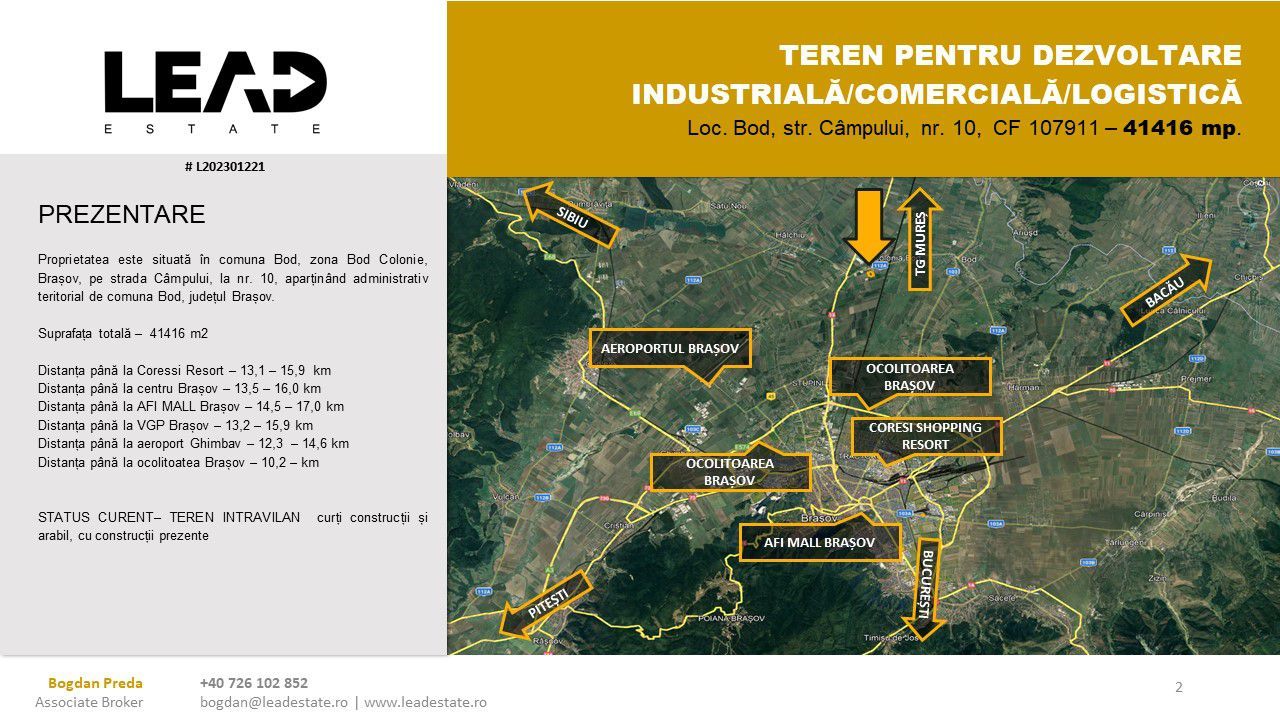OPORTUNITATE INVESTIȚIE ZONA INDUSTRIALĂ/DEZVOLTARE PARC INDUSTRIAL - Poză 4