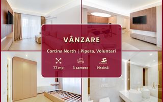 Cortina North || 3 camere || Finisaje și amenajare de lux || Piscină - Poză 2