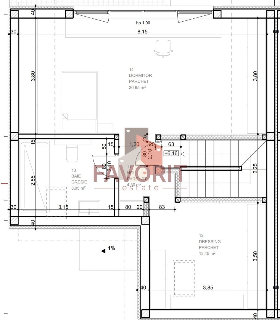 Zona Bucovina -Timisoara. Complex privat. Finisaje incluse - Schiță 27