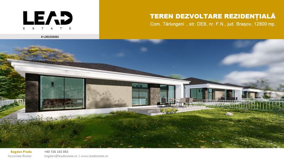 Teren excelent Dezvoltare rezidențială - Izvor Tarlungeni - Poză 1