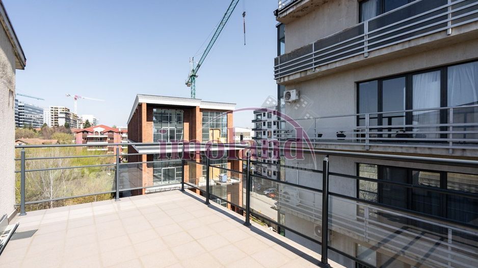 Inchiriere duplex cu terase - birou/rezidential - Lake view - Barbu Vacarescu - Poză 11