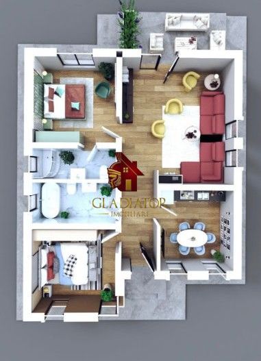 Casă parter LeGaga Cornesti, complex rezidential, comision 0 - Poză 3