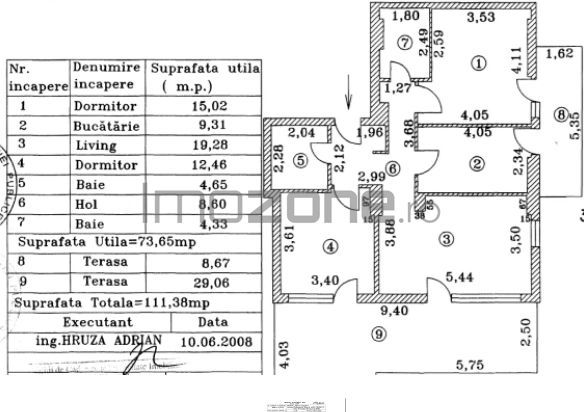 Apartament 3 camere, 112m, finisat complet, gata de mutare, parcare+boxa - Poză 2