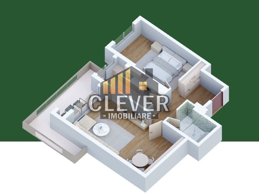 2 camere spațios Pallady, compartimentare excelentă - Schiță 16