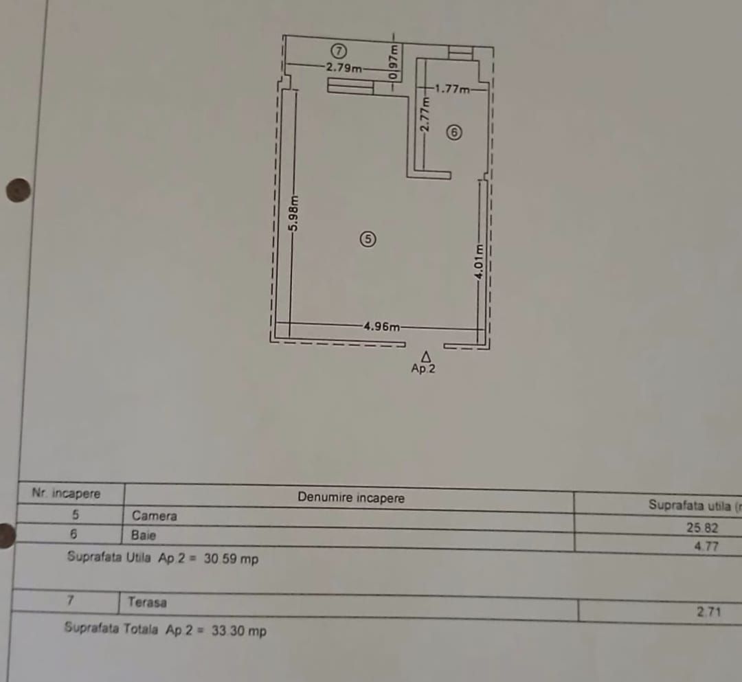 Garsoniera 33,30 mp - la 150 metri de plaja - Mamaia Nord - Poză 8