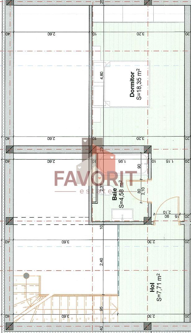 Apartament pe 2 nivele. Aproape de LIDL. Disponibil imediat - Schiță 18