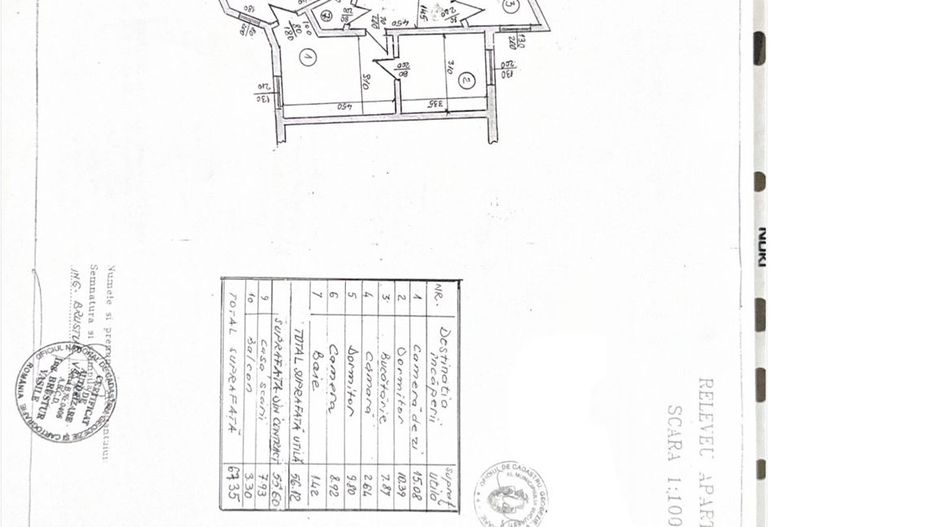 APARTAMENT 60 mp UTILI , 3 CAMERE DECOMANDATE -ZONA GAZELEI - Poză 17